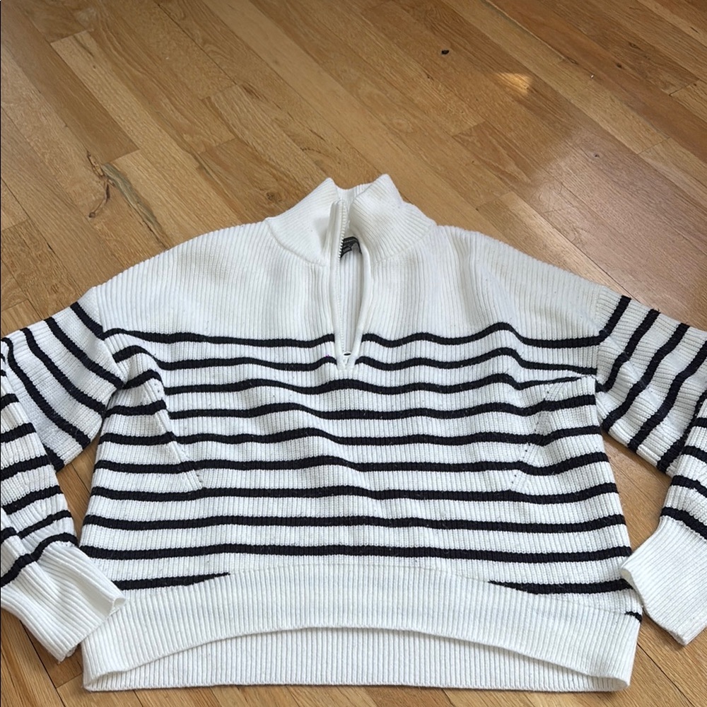 French Connection Women’s  Sweater with Stripes Size XS